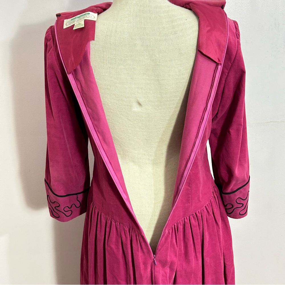 Vintage Belle France Corduroy Dress - Picture 7 of 10